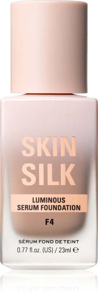 Makeup Revolution Skin Silk Serum Foundation Lightweight make-up with a brightening effect Farbton F4 23 ml