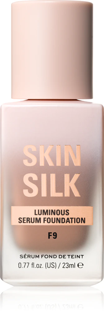 Makeup Revolution Skin Silk Serum Foundation Lightweight make-up with a brightening effect Farbton F9 23 ml
