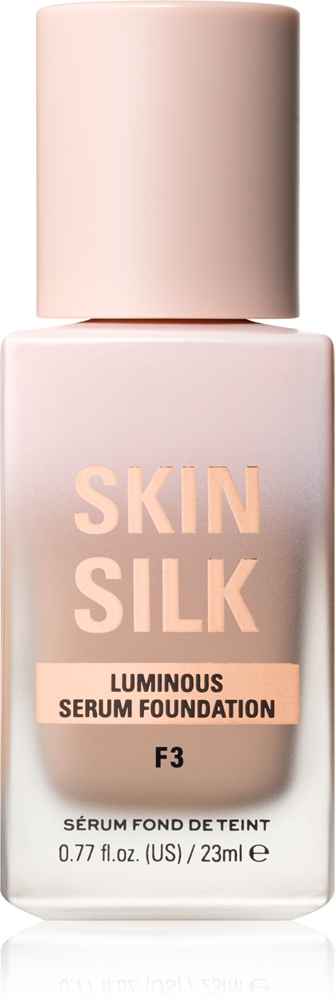 Makeup Revolution Skin Silk Serum Foundation Lightweight make-up with a brightening effect Farbton F3 23 ml