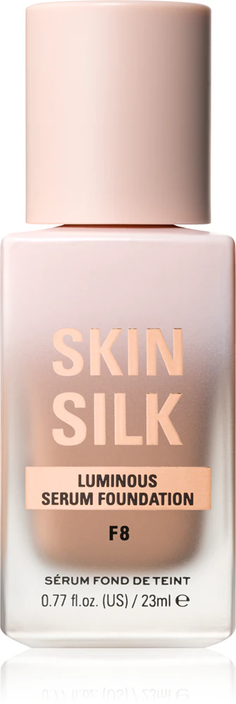 Makeup Revolution Skin Silk Serum Foundation Lightweight make-up with a brightening effect Farbton F8 23 ml