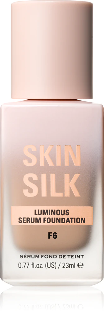Makeup Revolution Skin Silk Serum Foundation Lightweight make-up with a brightening effect Farbton F6 23 ml