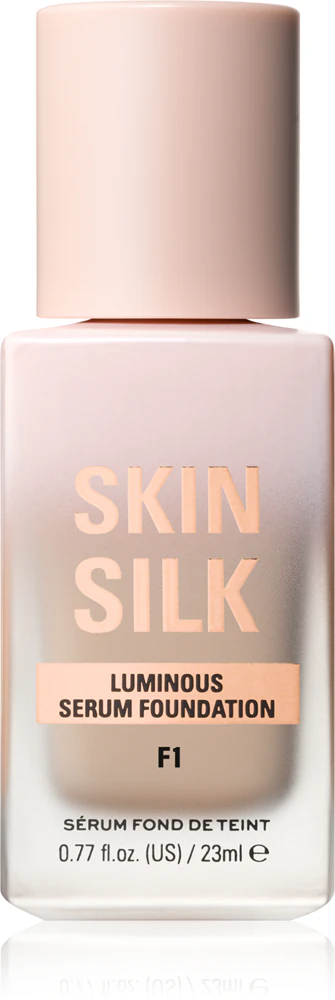 Makeup Revolution Skin Silk Serum Foundation Lightweight make-up with a brightening effect Farbton F1 23 ml