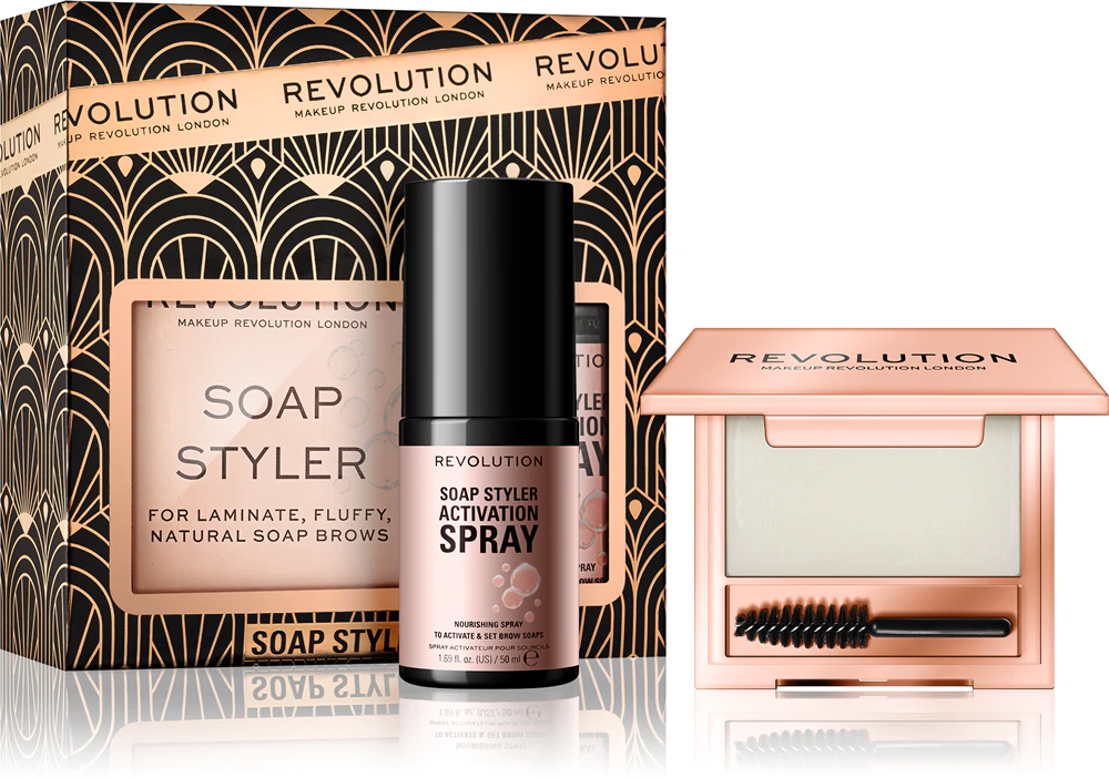 Makeup Revolution Soap Styler Eyebrow Set Transparent (Gift Edition) Shade