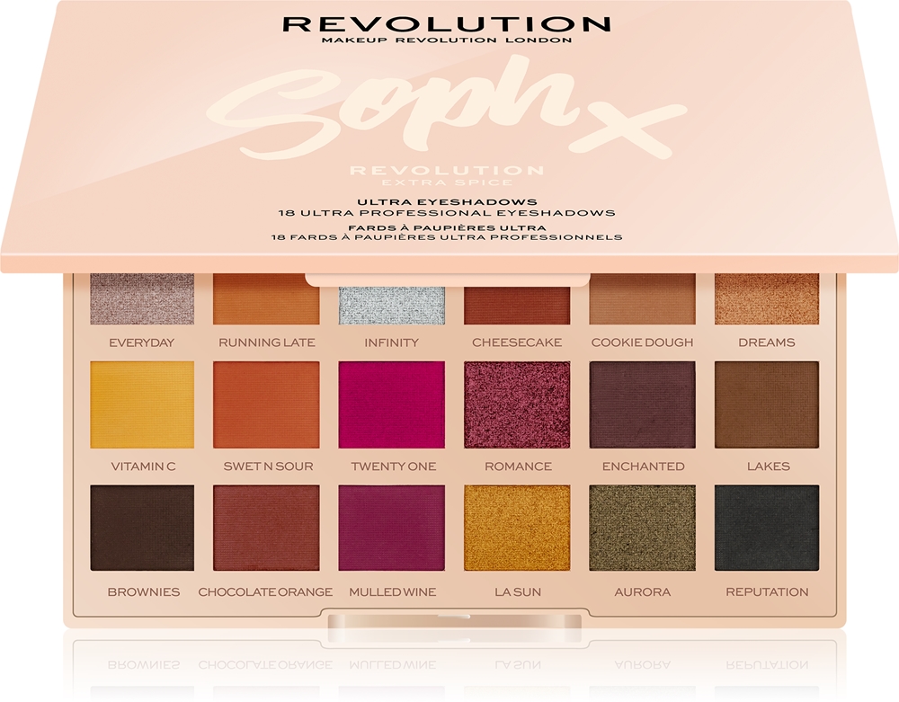 Makeup Revolution Soph X Extra Spice Eyeshadow Palette with Mirror
