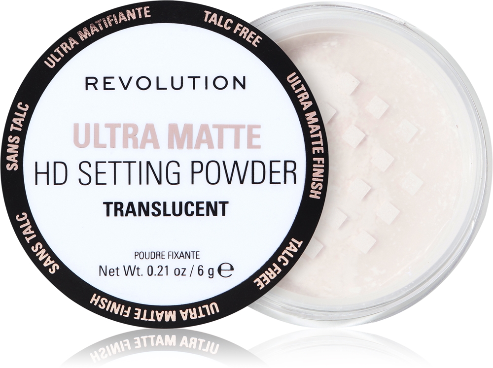 Makeup Revolution Ultra Velvet Loose Setting Powder mattifying transparent powder