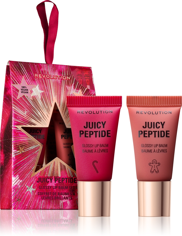 Makeup Revolution Xmas 2025 Juicy Peptide Christmas Gift Set for Lips