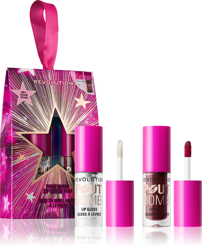 Makeup Revolution Xmas 2025 Pout Bomb Christmas Gift Set for Lips