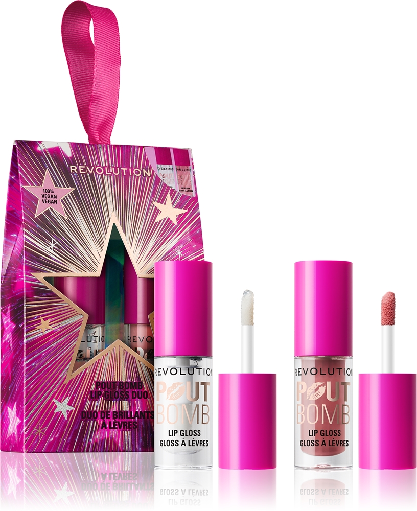 Makeup Revolution Xmas 2025 Pout Bomb Christmas Gift Set for Lips
