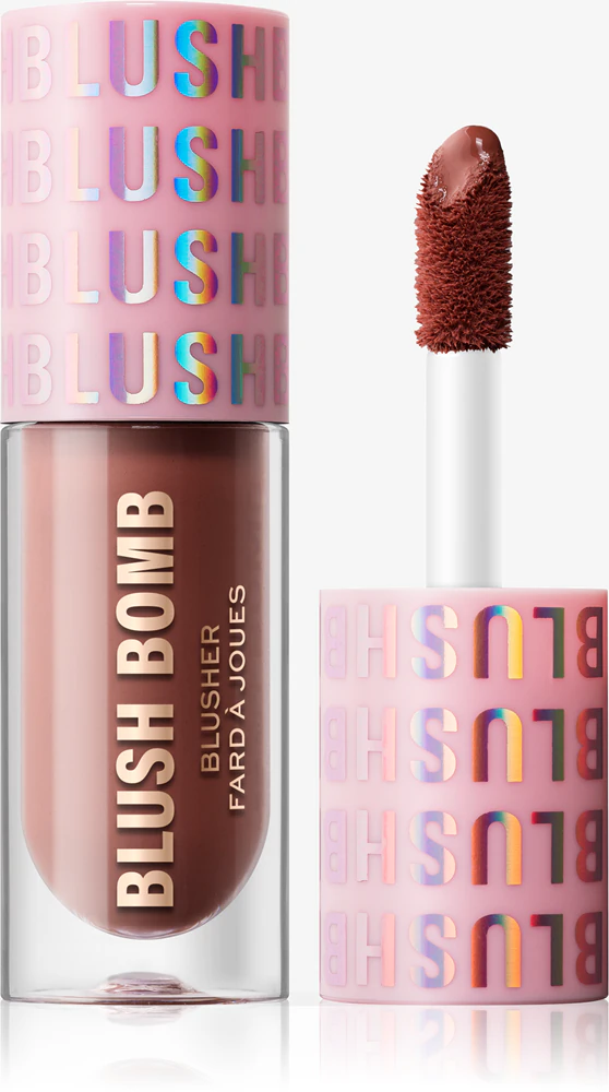 Makeup Revolution Y2k Blush Bomb liquid blush Farbton That's Fly Nude 4,5 ml