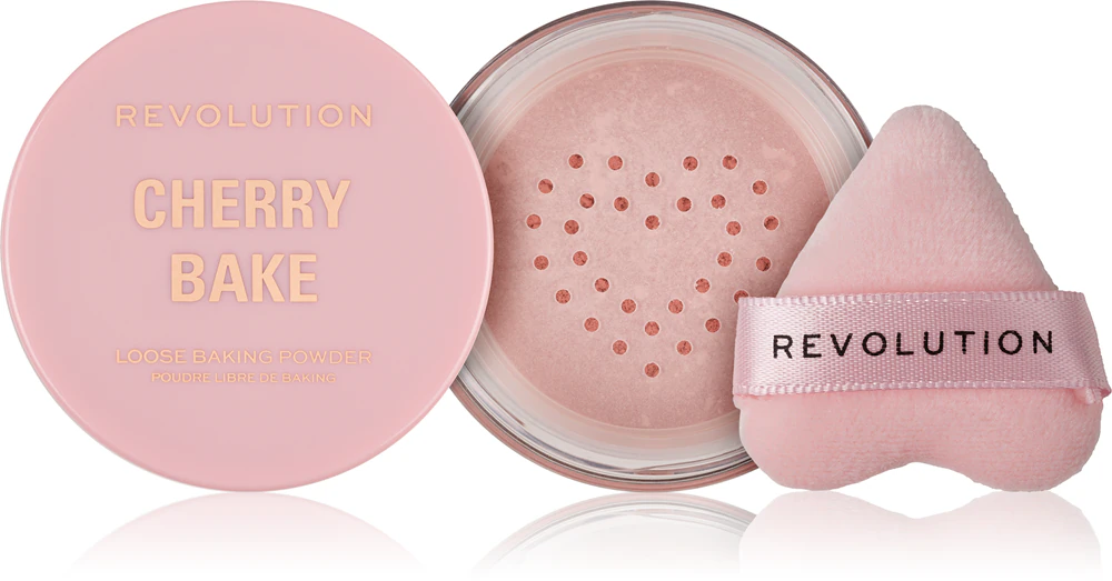 Makeup Revolution Y2k Cherry Bake loose mattifying powder