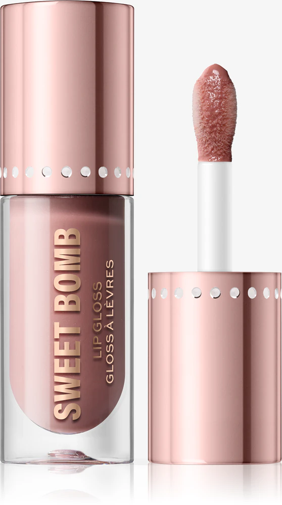 Makeup Revolution Y2k Sweet Bomb Glitter Lip Gloss Farbton Strawberry Swirl Pink 4,5 ml