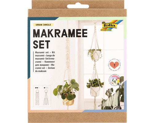 Macrame Set URBAN JUNGLE 7-piece + Instructions