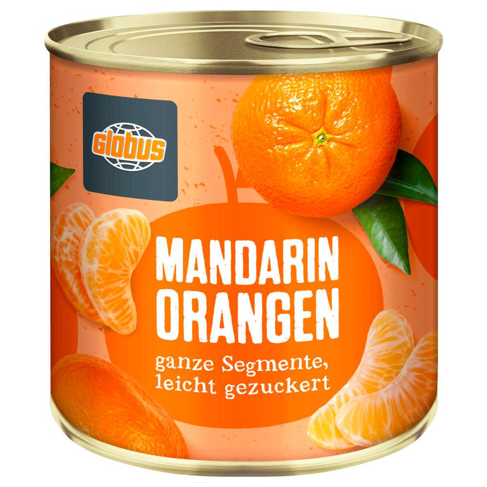GLOBUS Mandarin oranges, lightly sugared, whole segments