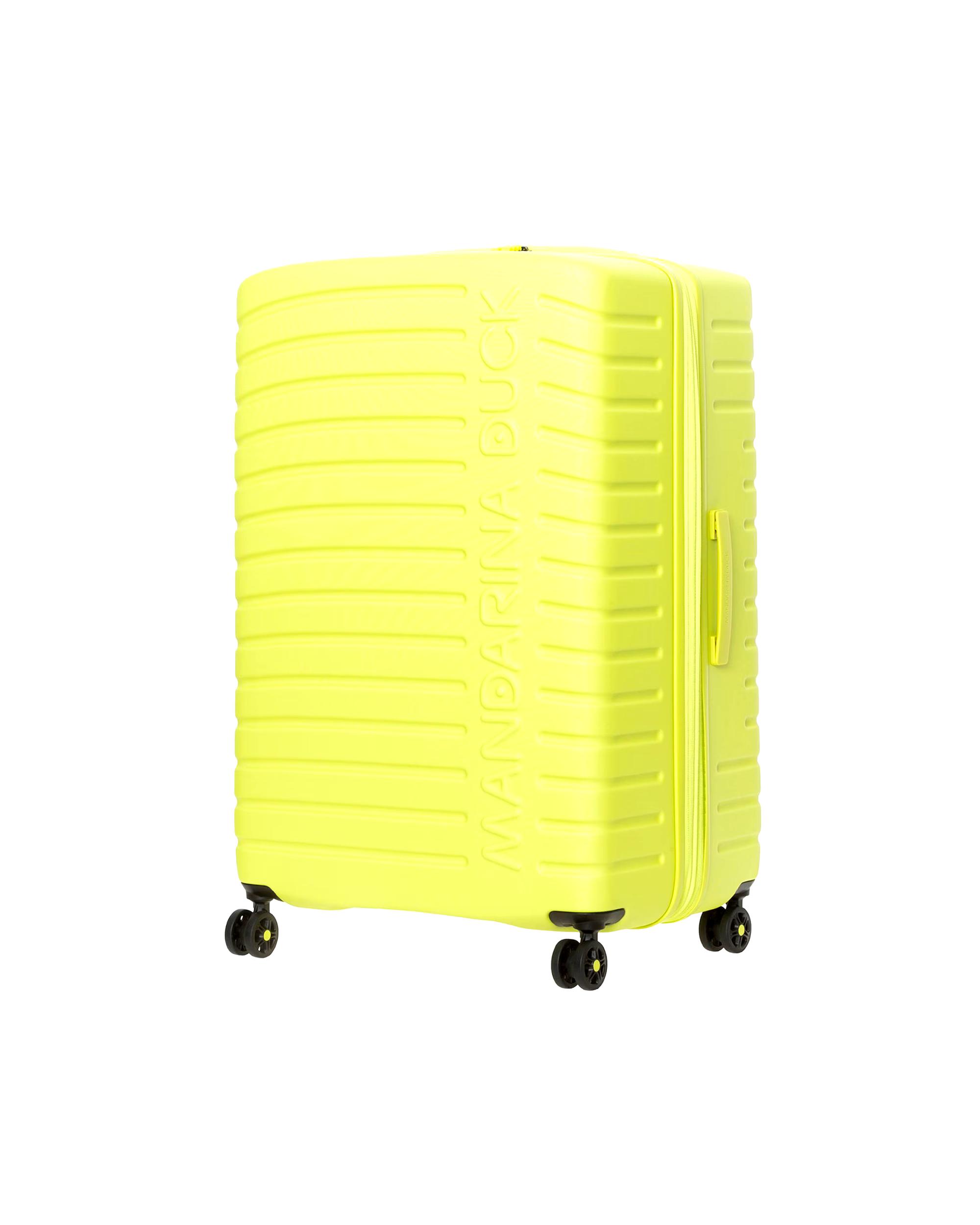 Mandarina Duck Trolley Flyduck 4 wheels trolley 75 cm with expansion pleats bergamotto