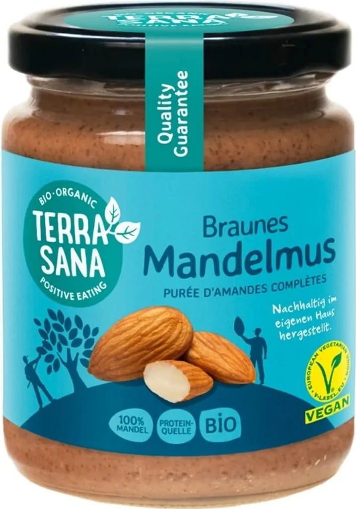 Terrasana Almond butter - brown, vegan, 250g