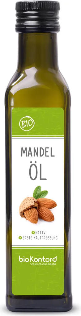 bioKontor naturally the best almond oil 250ml - 100% pure | native and cold-pressed by bioKontor