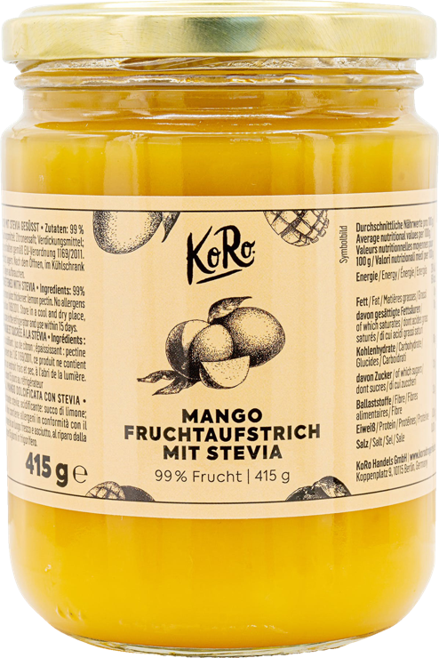 KoRo Mango fruit spread with stevia