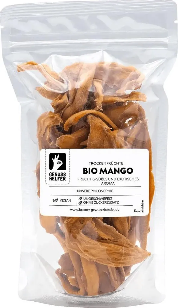 Bremer Gewürzhandel Dried mango, no added sugar & unsulphured, 200g
