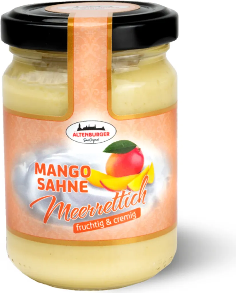 Altenburger Senf & Feinkost GmbH Mango Cream Horseradish, 140 g