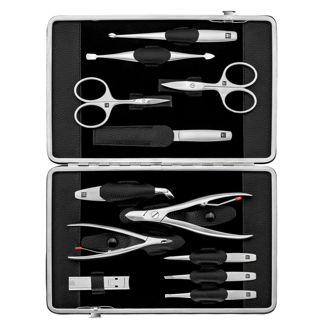 ZWILLING ® Manicure frame case made of real cowhide, 12 pcs.