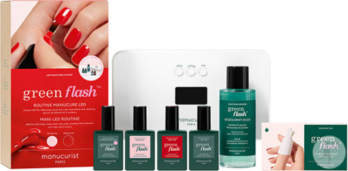 Restaxil Manucurist Green Flash Kit Poppy Red/Hortencia