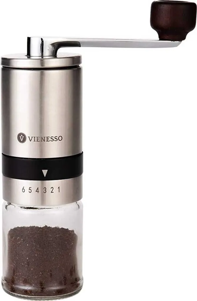 VIENESSO Manual hand coffee grinder with ceramic grinding mechanism