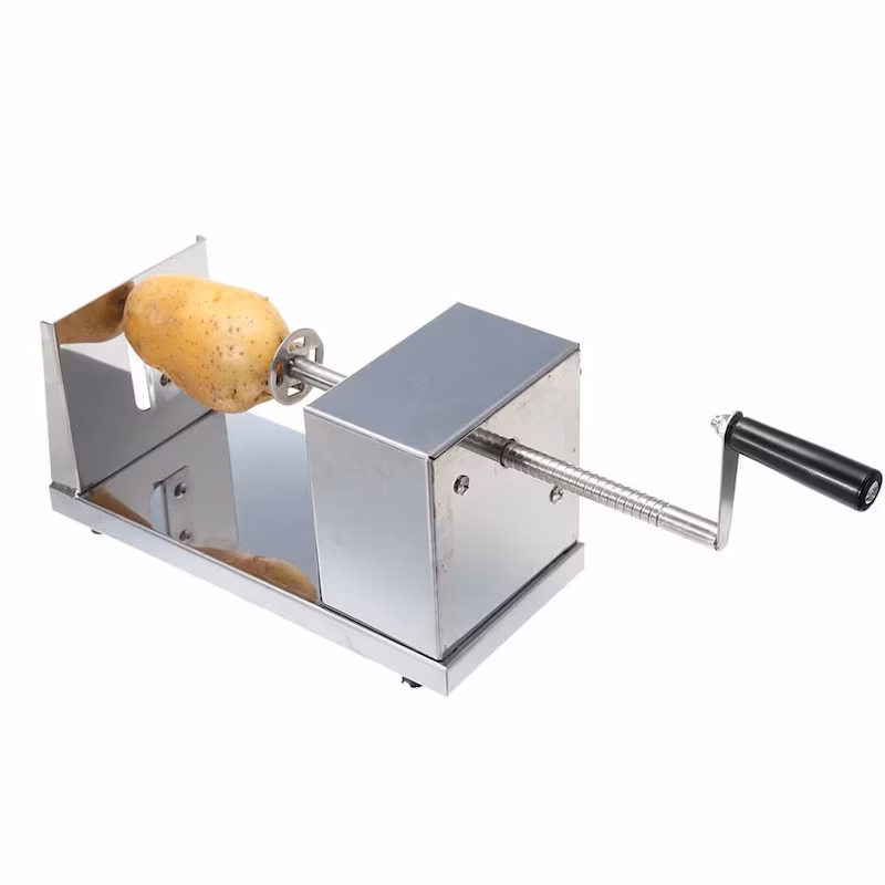 Manual potato cutter/spiral cutter made of stainless steel