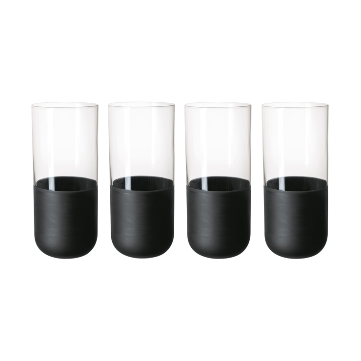 Villeroy & Boch Manufacture Rock Long Drinking glass 30 CL 4er Pack