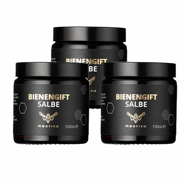 Maorika bee venom ointment with Manuka oil 3x100 ml