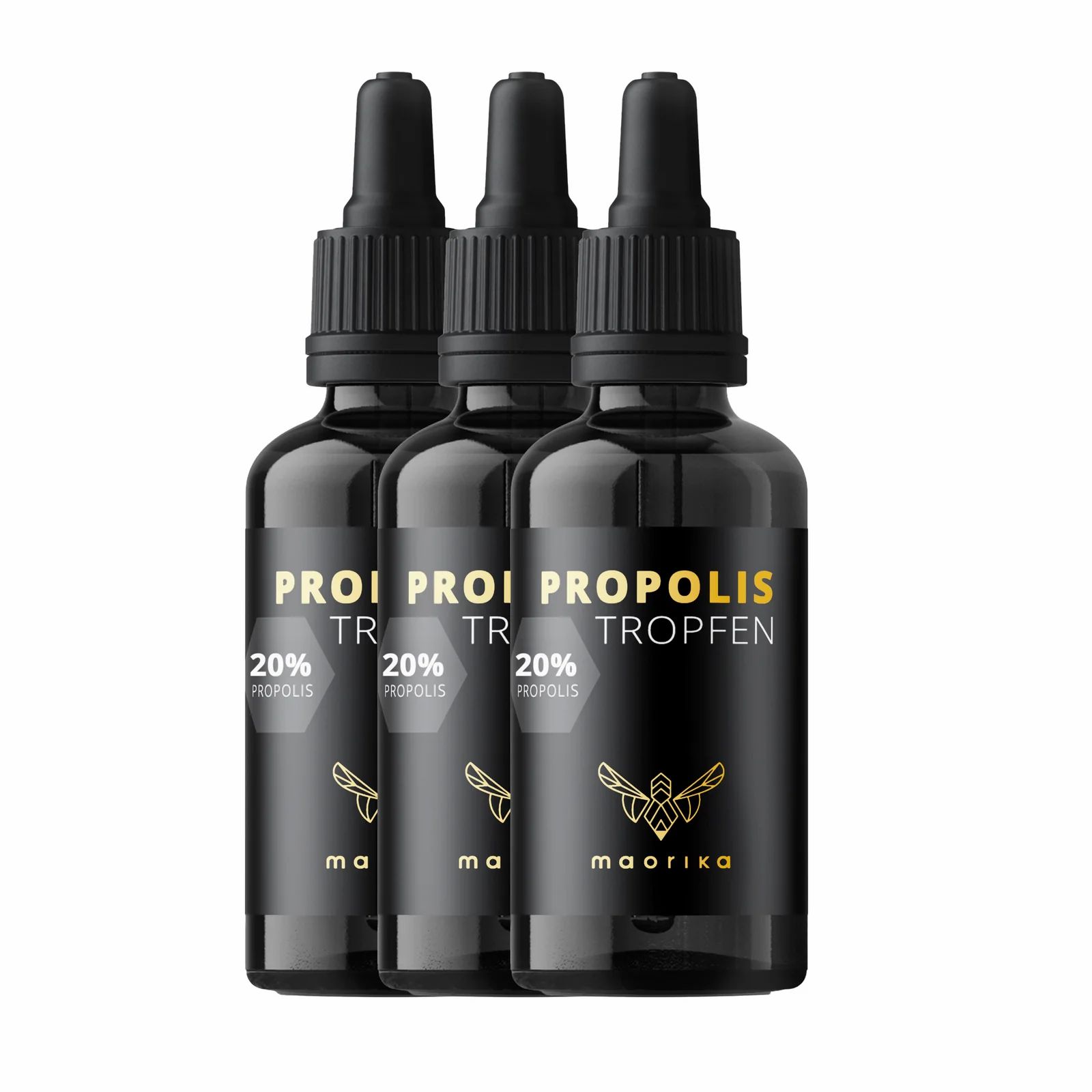 maorika Propolis Tinktur 20% - 30ml 3x50 ml