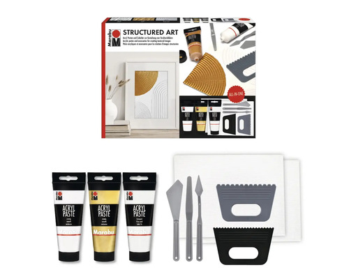Marabu Acrylic Paste Set Structured art