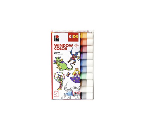 Marabu KiDS Window Color assorted 10x 25ml