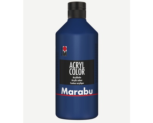 Marabu artist acrylic paint Acryl Color 053 dark blue 500 ml