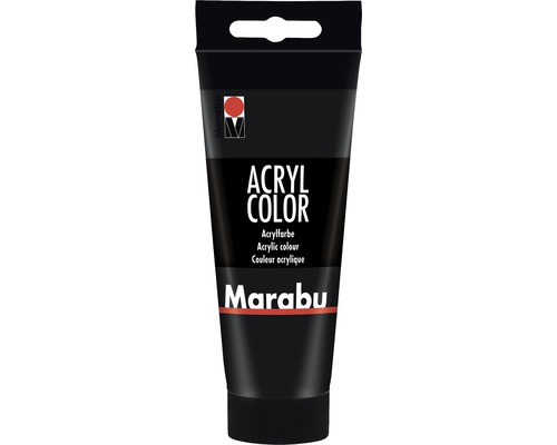 Marabu artist acrylic paint Acryl Color 073 black 100 ml