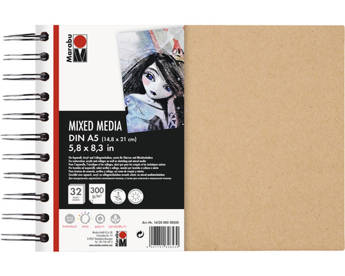 Marabu Mixed Media Ring Binder DINA5