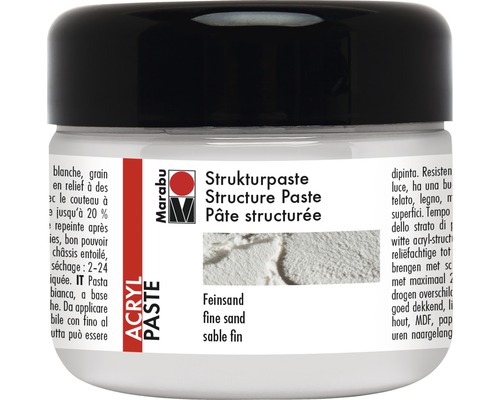 Marabu Texture Paste White Fine Sand 809 225 ml