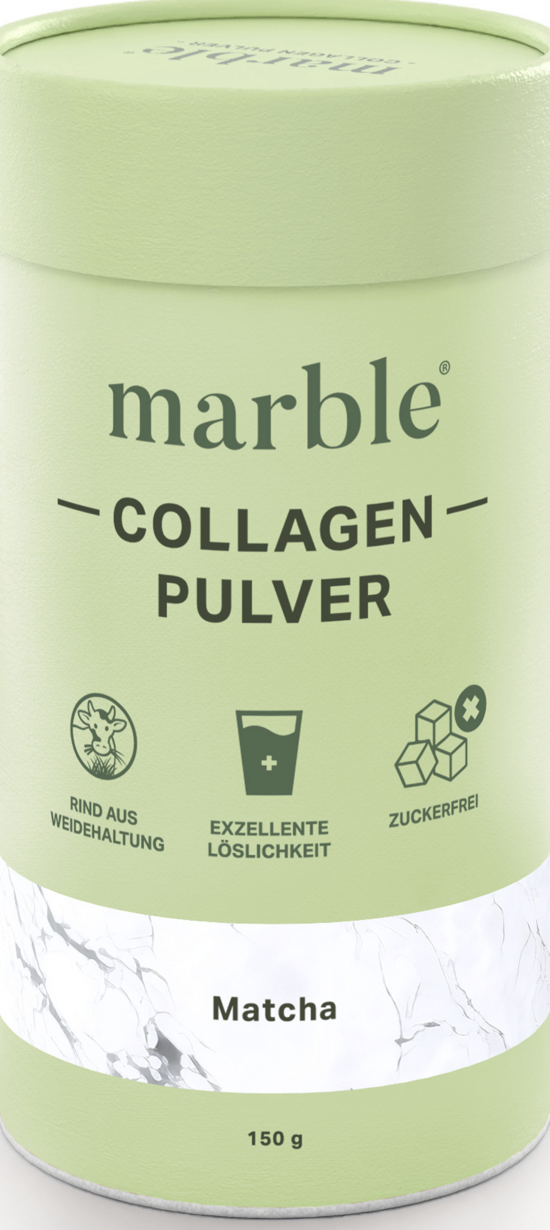marble collagen powder matcha 150g