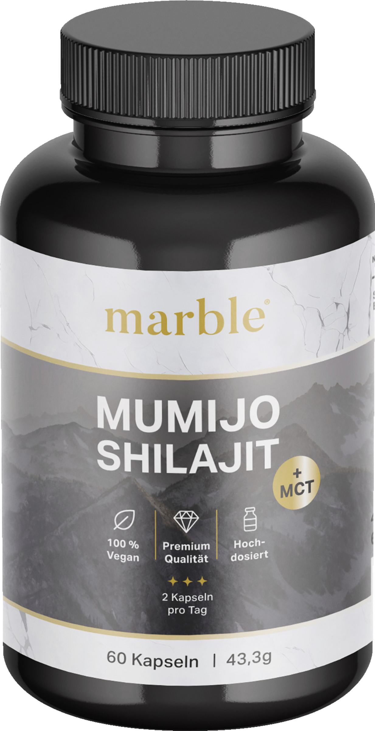marble Mumijo Shilajit capsules 43.3g