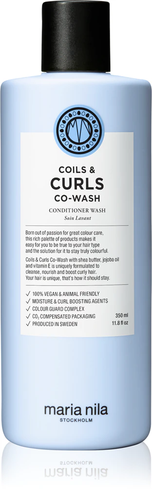 Maria Nila Coils & Curls Co-Wash Shampoo with Conditioner for wavy and curly hair