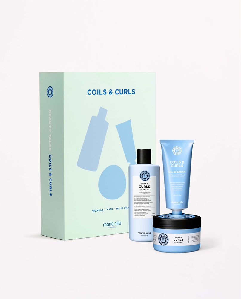 Maria Nila Coils & Curls Holiday Box Gift Set for wavy and curly hair