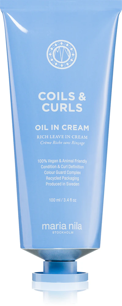 Maria Nila Coils & Curls Oil In Cream regenerating cream for wavy and curly hair