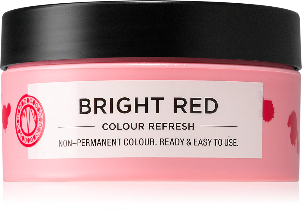 Maria Nila Color Refresh Bright Red Gentle nourishing mask without permanent color pigments