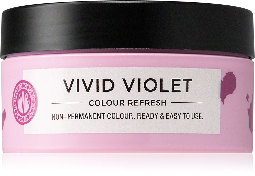 Maria Nila Colour Refresh Vivid Violet Gentle nourishing mask without permanent colour pigments