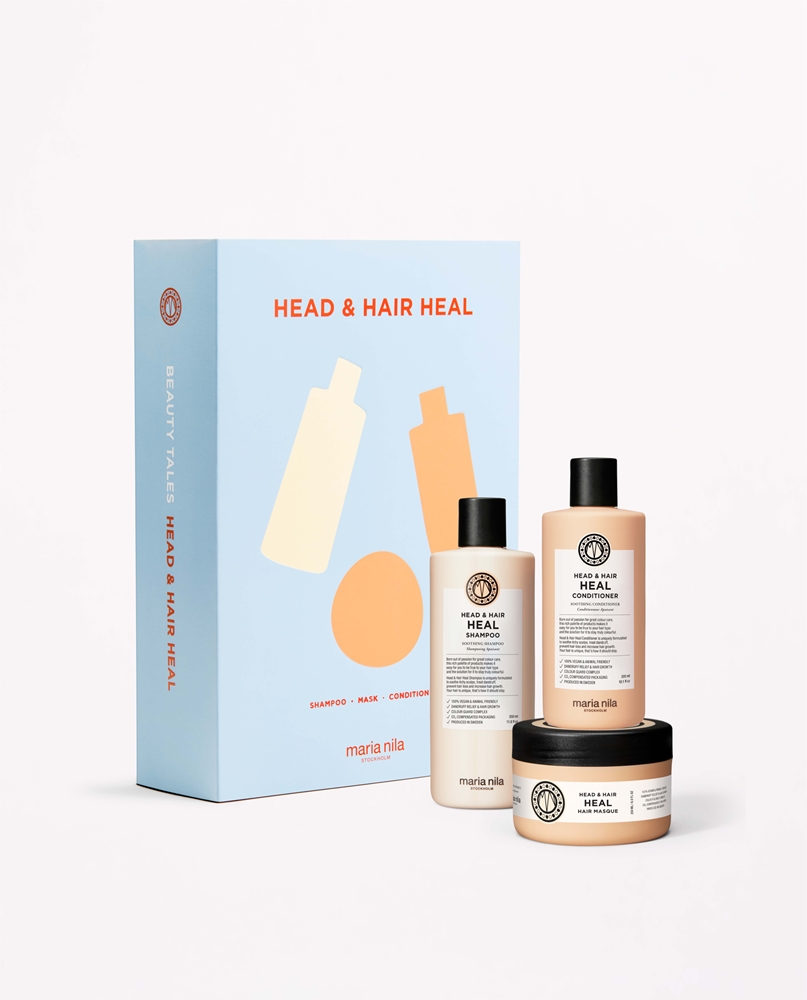 Maria Nila Head & Hair Heal Holiday Box Gift Set for damaged and brittle hair