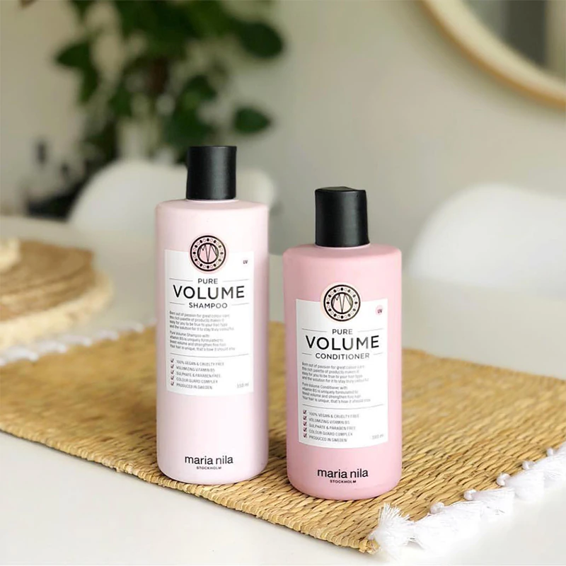 Maria Nila Pure Volume Shampoo for more hair volume for fine hair