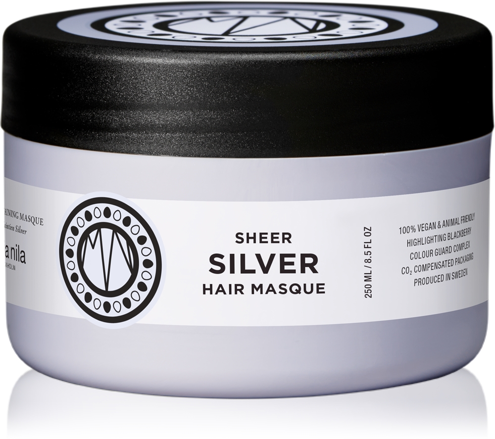Maria Nila Sheer Silver Masque Moisturizing mask with nourishing effect for blonde hair