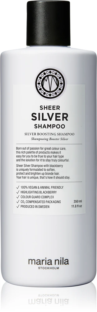 Maria Nila Sheer Silver Shampoo Shampoo to neutralize yellow tones