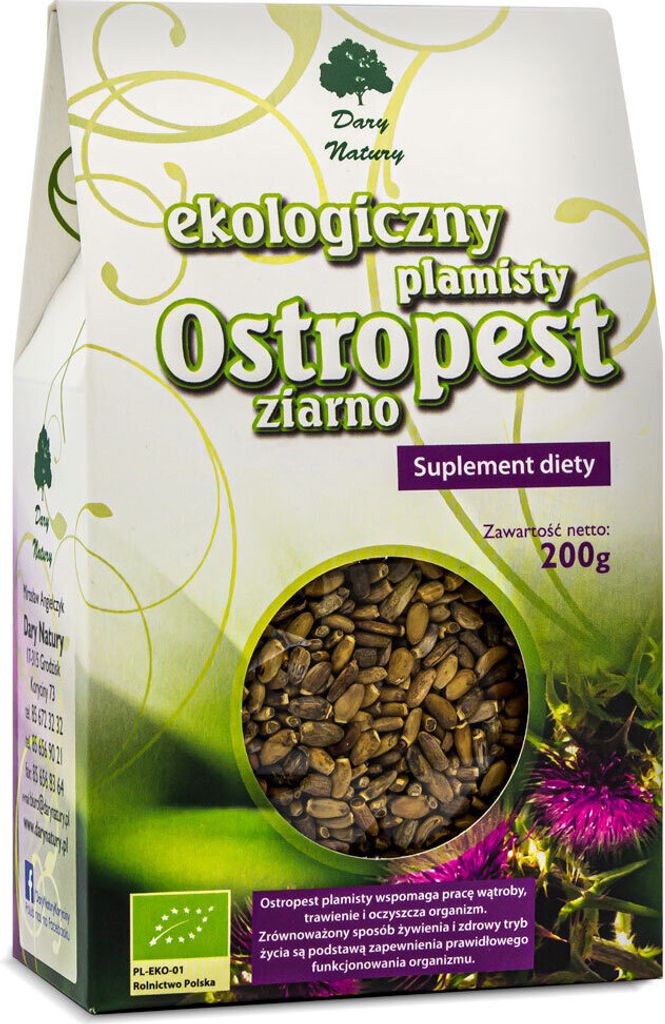 Milk thistle grain 200 g - DARY NATURY
