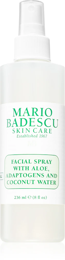 Mario Badescu Facial Spray with Aloe, Adaptogens and Coconut Water refreshing spray for normal and dry skin