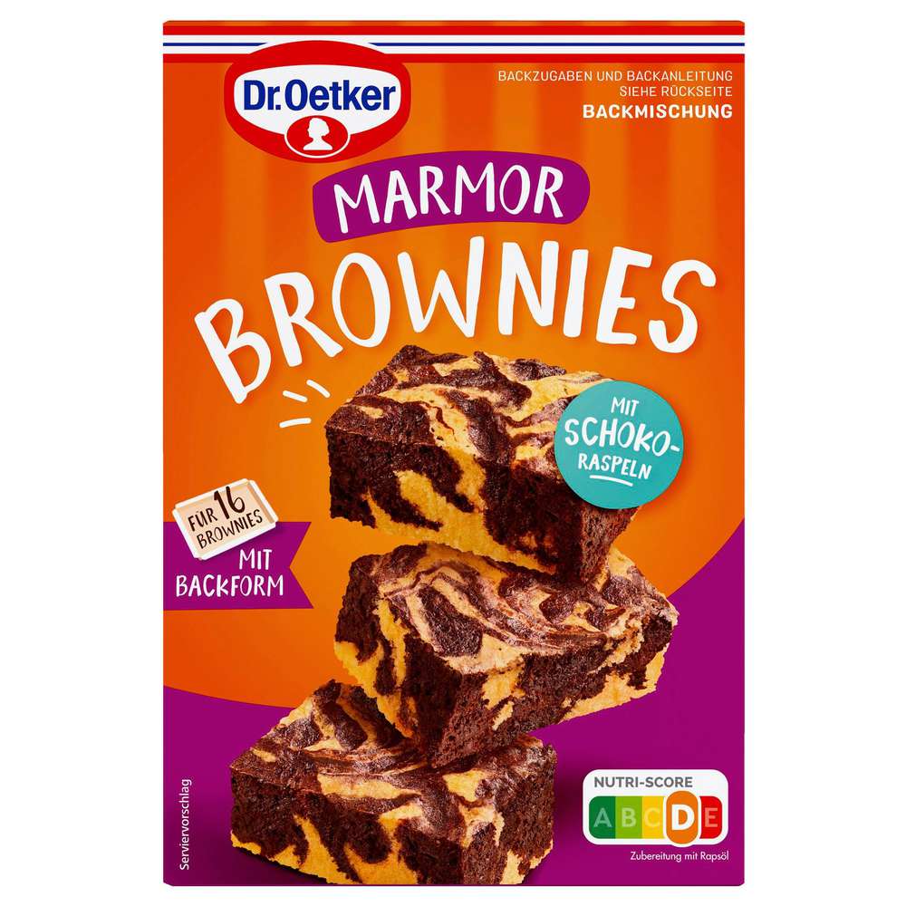 Dr. Oetker Marmor Brownies